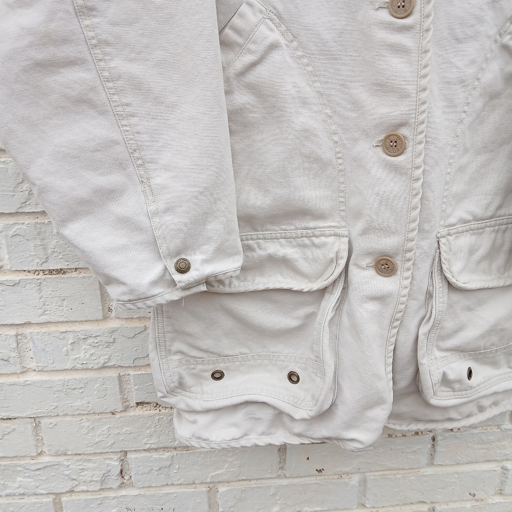 Vintage Eddie Bauer Barn Chore Canvas Cotton Jacket - Picture 4 of 9
